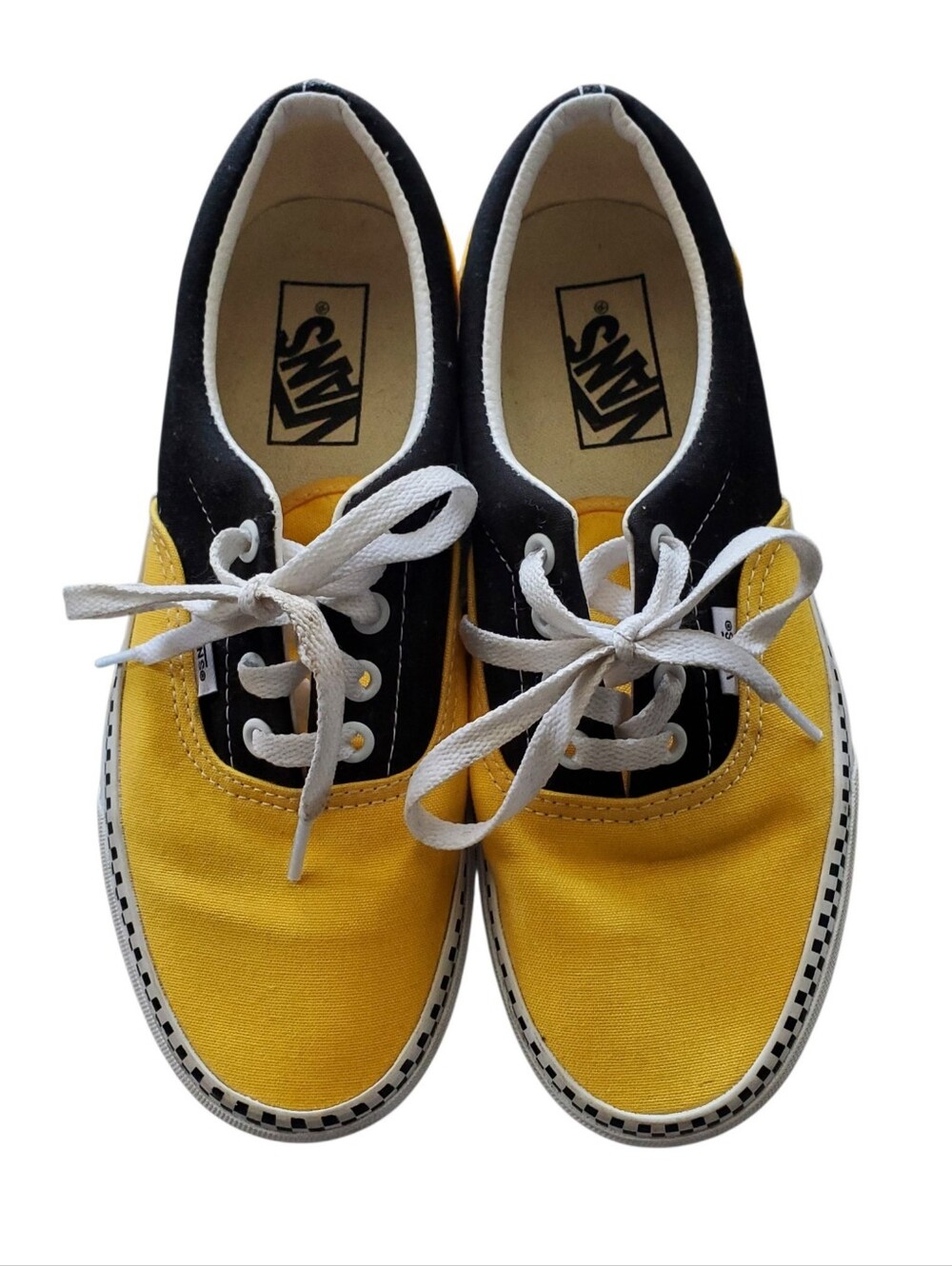 Vans Era Checkerboard Taxi Skate Shoes (M6/W7.5/EUR 38)